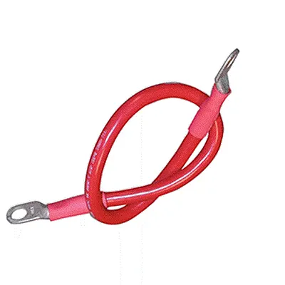Ancor Battery Cable Assembly, 2 AWG (34mm&#178;) Wire, 3/8&quot;