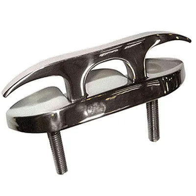 Whitecap Folding Cleat - Stainless Steel Studded - 6"