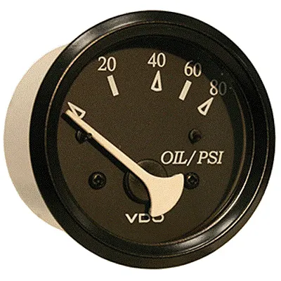 VDO Allentare Black 80PSI Oil Pressure Gauge - Use w/Marine 240-