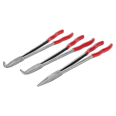 Titan 3 Piece 16&quot; Long Nose Pliers Set