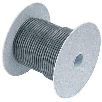 Ancor Grey 14 AWG Tinned Copper Wire - 250&#039;