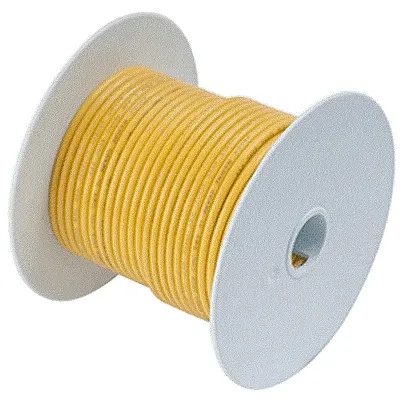 Ancor Yellow 10 AWG Tinned Copper Wire - 100&#039;