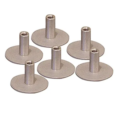 Weld Mount Stainless Steel Standoff 1.25" Base 1/4" x 