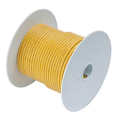 Ancor Yellow 6 AWG Tinned Copper Wire - 100&#039;