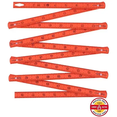 Wiha Insulated Maxiflex Folding Ruler (2 Meter/79&quot;)