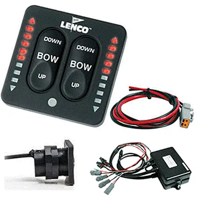 Lenco LED Indicator Two-Piece Tactile Switch Kit w/Pigtail f/Dua