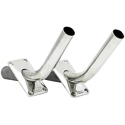 Tigress Gunnel Mount Outrigger Holders - Cast 316 S.S. - 1-1/8&quot; I.D.- Pair