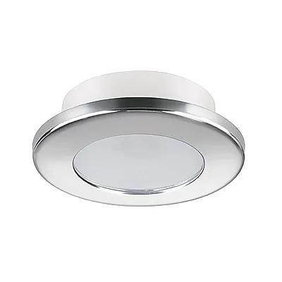 Quick Ted C Downlight - Warm White - Stainless Steel - Round Bezel - 2W - IP66