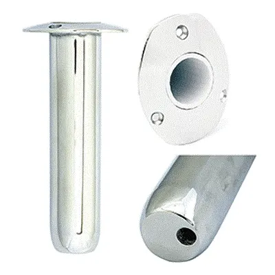 Tigress Oval Head Closed Base Rod Holder - 15&#176; - 9&quot;