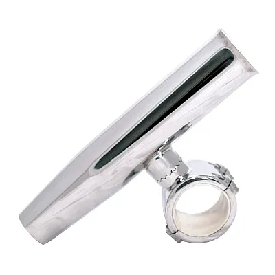 Tigress 1&quot; Polished SS Adjustable Clamp-On Rod Holder