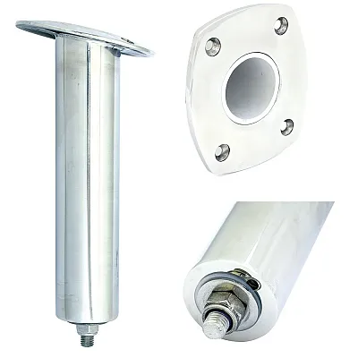 Tigress 4 Hole Extra Long Swivel Rectangular Head Rod Holder - 15&#176; - 12-1/2