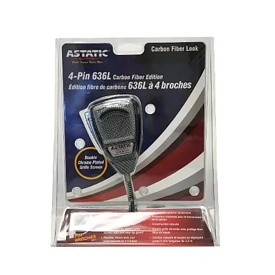 Astatic 636L-Cf Astatic - 636L-Cf Heavy Duty 4 Pin Noise Canceling Cb Microphone