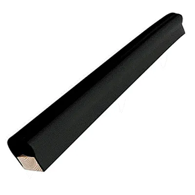 Dock Edge Piling Post Bumper - One End Capped - 6&#039; - Black