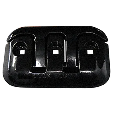 Dock Edge Flip-Up Dock Cleat - 8&quot; - Black