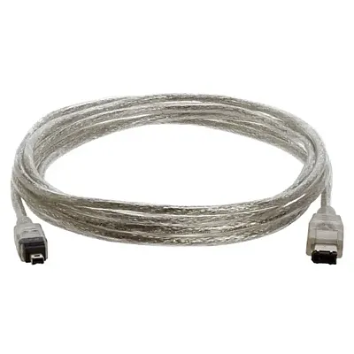 Cmple 646-N IEEE-1394 FireWire iLink DV Cable 6P-4P M/M -10ft (C