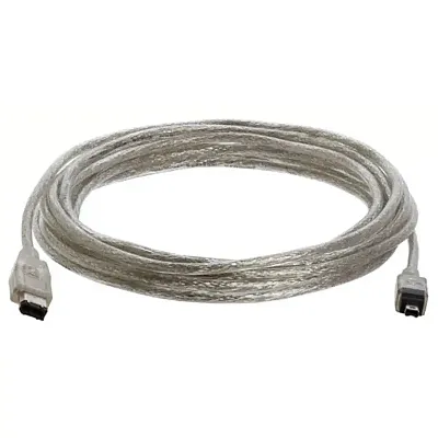 Cmple 647-N IEEE-1394 FireWire iLink DV Cable 6P-4P M/M -15ft (C