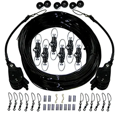 Rupp Rupp Triple Rigging Kit W/Lok-Ups & Nok-Outs - 520&#039; Black M