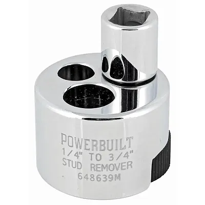 Powerbuilt Broken Stud & Bolt Remover: 1/4&quot; To 3/4&quot;