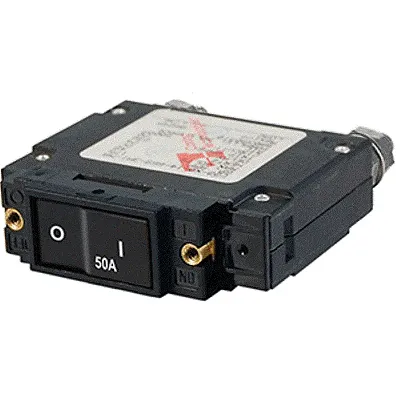 Blue Sea 7546 C-Series Flat Rocker Circuit Breaker - Single Pole