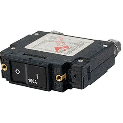 Blue Sea 7549 C-Series Flat Rocker Circuit Breaker - Single Pole