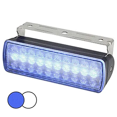 Hella Marine Sea Hawk XL Dual Color LED Floodlights - Blue/White
