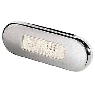 Hella Marine Surface Mount Oblong LED Courtesy Lamp - Warm White