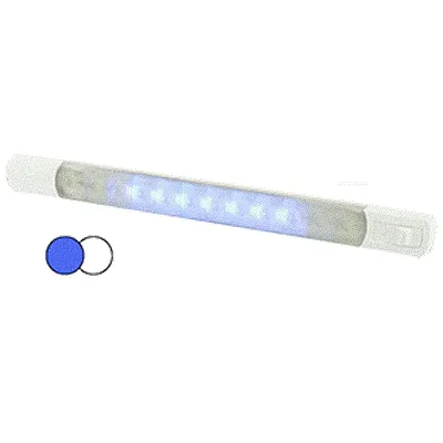 Hella Marine&nbsp;Surface Strip Light w/Switch - White/Blue LEDs