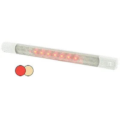 Hella Marine&nbsp;Surface Strip Light w/Switch - Warm White/Red 