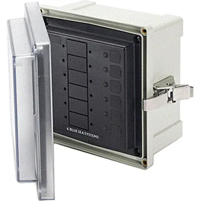 Blue Sea 3113 SMS Surface Mount System Panel Enclosure - 6 Circu