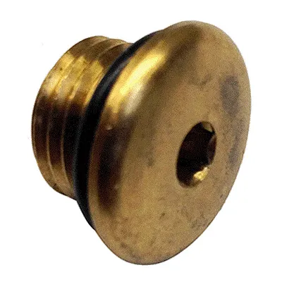 Uflex Brass Plug w/O-Ring for Pumps