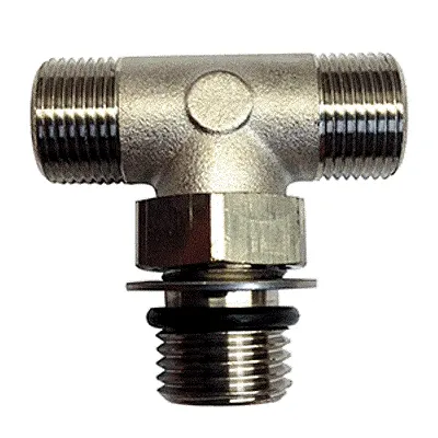 Uflex Boss Style T-Fitting - Nickel