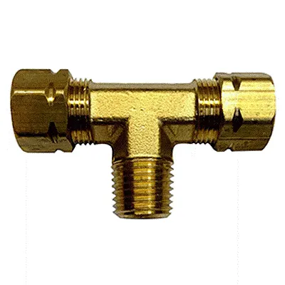 Uflex 1/4 NPT to 3/8 T-Fitting