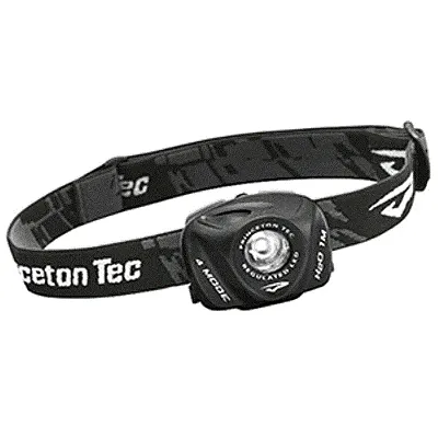 Princeton Tec EOS 130 Lumen LED Headlamp - Black