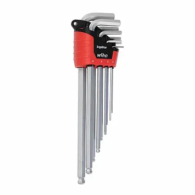Wiha Ergostar Ball End Metric Hex L-Key Set (9-Piece Set)