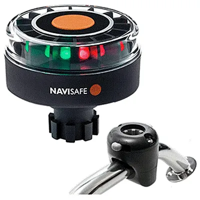 Navisafe Navilight Tricolor 2NM w/Navibolt Base &amp; Rail Mount