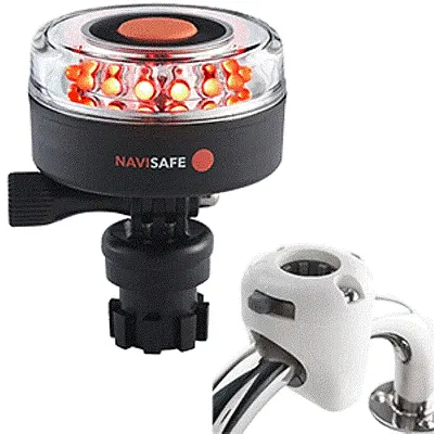 Navisafe Navilight All RED 360&deg; 2NM w/Navimount Base &amp; R