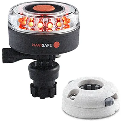 Navisafe Navilight All RED 360&deg; 2NM w/Navimount Base &amp; H