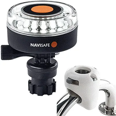 Navisafe Navilight 360&deg; 2NM White w/Navimount Base &amp; Rai