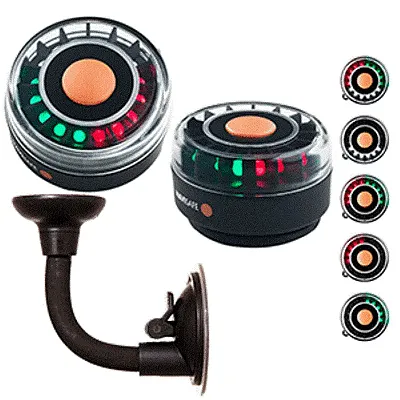 Navisafe Portable Navilight 2NM - TriColor w/Bendable Suction Cu