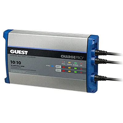 Guest On-Board Battery Charger 20A / 12V - 2 Bank - 120V Input