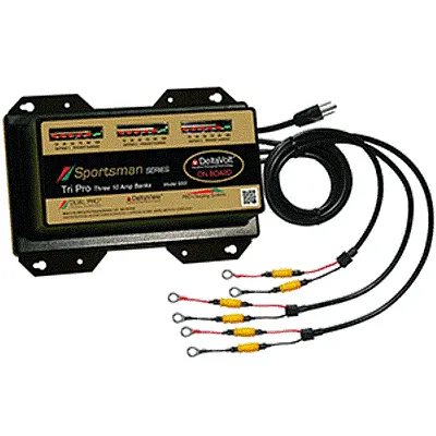 Dual Pro Sportsman Series Battery Charger - 30A - 3-10A-Banks - 