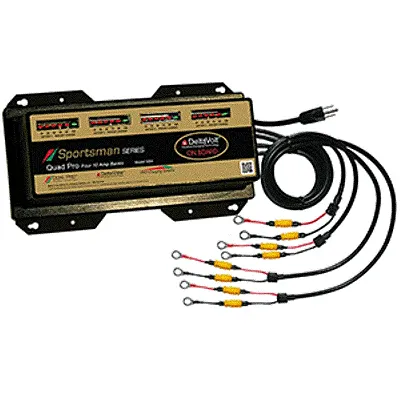 Dual Pro Sportsman Series Battery Charger - 40A - 4-10A-Banks - 