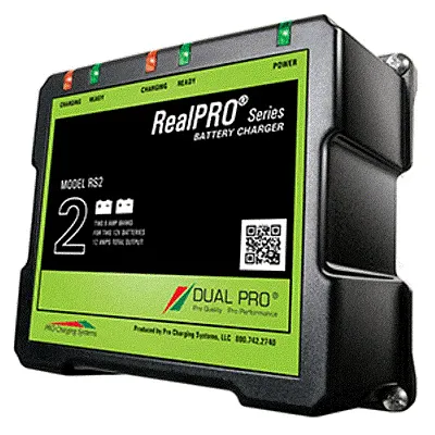 Dual Pro RealPRO Series Battery Charger - 12A - 2-6A-Banks - 12V