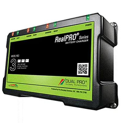 Dual Pro RealPRO Series Battery Charger - 18A - 3-6A-Banks - 12V