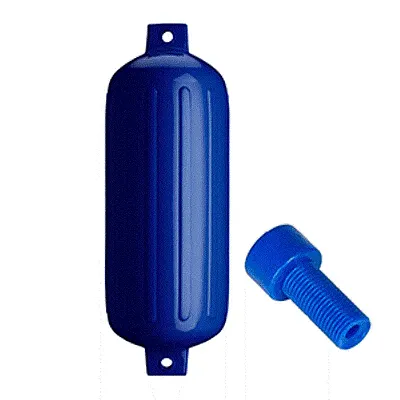 Polyform G-6 Twin Eye Fender 11&quot; x 30&quot; - Cobalt Blue w