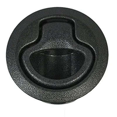 Southco Flush Pull Latch - Pull To Open - Non-Locking Black Plas