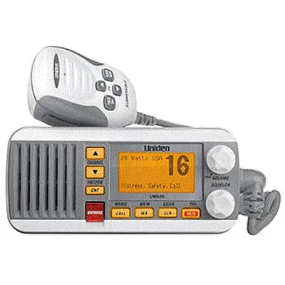 Uniden UM435 Fixed Mount VHF Radio - White