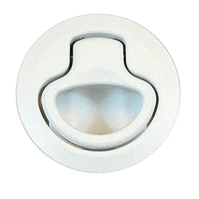 Southco Push to Close - Medium - White