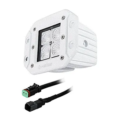 HEISE 4 LED Marine Cube Light - Flush Mount - 3&quot;