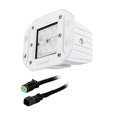 HEISE 6 LED Marine Cube Light - Flush Mount - 3&quot;
